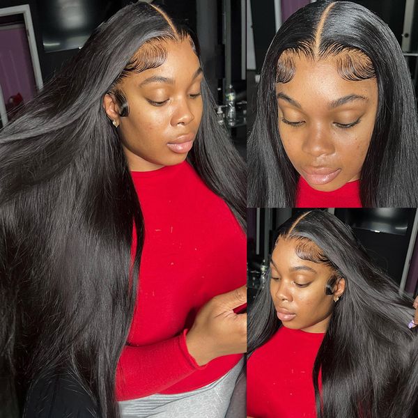 13x4 bone straight lace front human hair wigs brazilian remy 30 40 inch 4x4 lace closure transparent 13x6 lace frontal wig women, Black;brown
13x4 bone straight lace front human hair wigs brazilian remy 30 40 inch 4x4 lace closure transparent 13x6 lace frontal wig women, Black;brown
