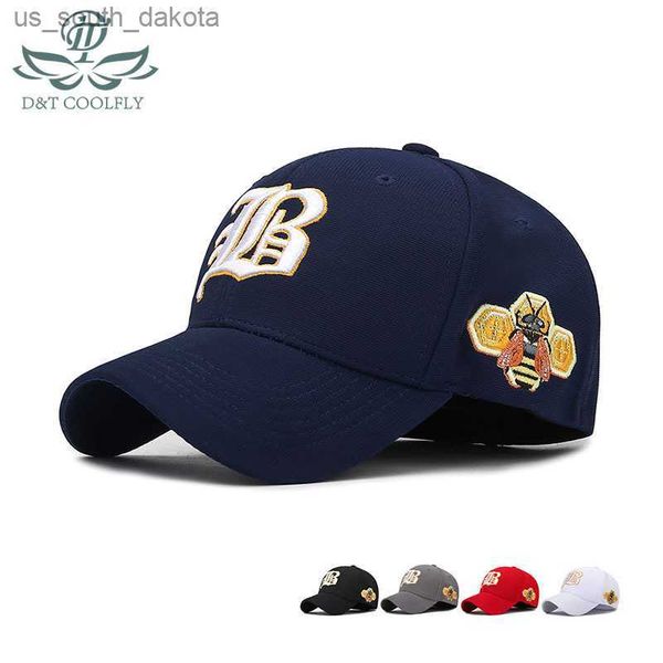 d t 2022 new fashion baseball cap men's and women's cotton material cool lb embroidered bee adjustable sun hat l230523, Blue;gray
d t 2022 new fashion baseball cap men's and women's cotton material cool lb embroidered bee adjustable sun hat l230523, Blue;gray