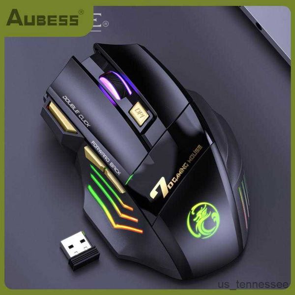 Image of Mice Mice High Office Mouse Mute Gaming Mouse Rechargeable Gaming Mouse For Computer Pc