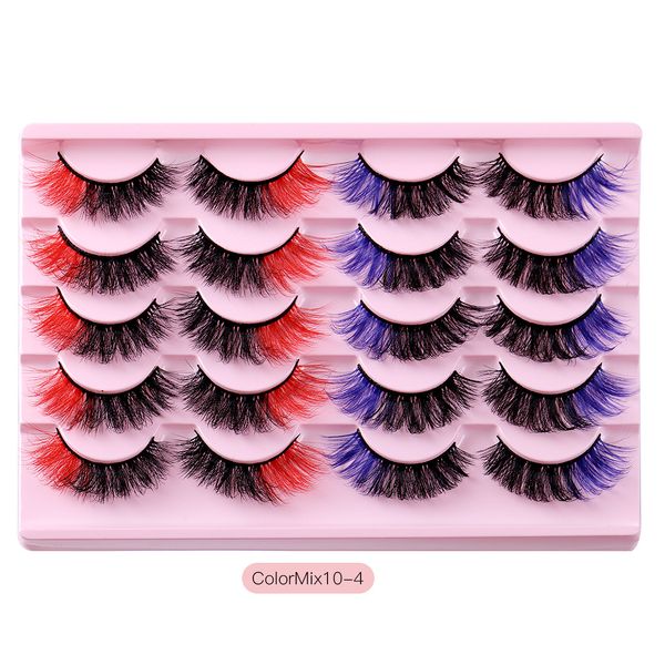 multilayer thick colorful false eyelashes 10 pairs set messy crisscross handmade reusable curly colored fake lashes extensions
multilayer thick colorful false eyelashes 10 pairs set messy crisscross handmade reusable curly colored fake lashes extensions