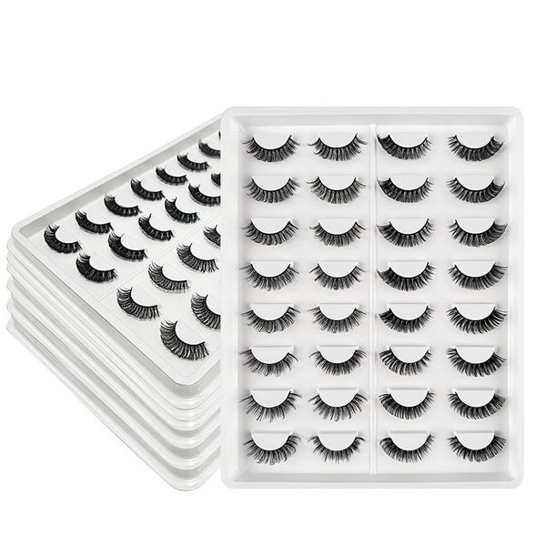 thick curled 16 pairs mink false eyelashes set naturally soft & vivid handmade reusable multilayer 3d fake lashes extensions easy to wear dh
thick curled 16 pairs mink false eyelashes set naturally soft & vivid handmade reusable multilayer 3d fake lashes extensions easy to wear dh