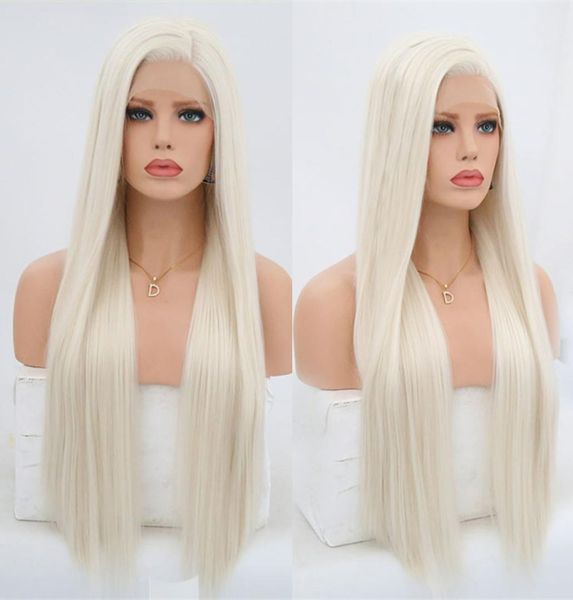 platinum blond synthetic lace front wigs for women silky straight side part heat resistant long blonded hair wig5117894, Black
platinum blond synthetic lace front wigs for women silky straight side part heat resistant long blonded hair wig5117894, Black