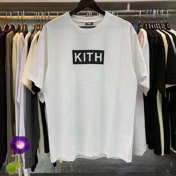 kith classics box t-shirt black white men women fashion summer cotton loose t shirt, White;black
kith classics box t-shirt black white men women fashion summer cotton loose t shirt, White;black