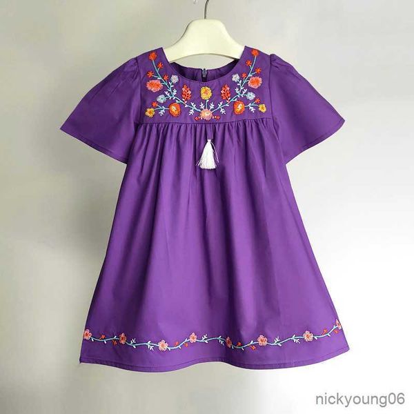 girl's dresses baby girls kids embroidered cotton summer party dress for girl children costume blue cute clothes clothing r230607, Red;yellow
girl's dresses baby girls kids embroidered cotton summer party dress for girl children costume blue cute clothes clothing r230607, Red;yellow