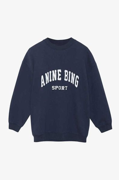 anine bing women designer sweatshirt classic pullover letter embroidery fleece loose crew neck sweater casual fashion23ess, Black
anine bing women designer sweatshirt classic pullover letter embroidery fleece loose crew neck sweater casual fashion23ess, Black