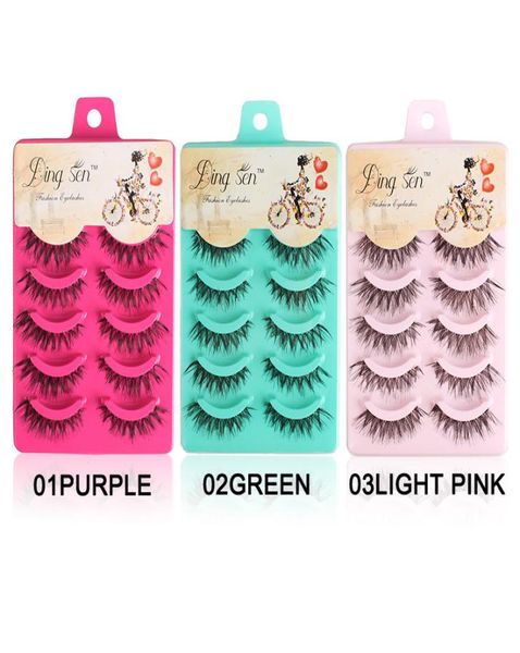 dingsen 5 pairs natural messy cross eye lashes makeup handmade soft black false eyelashes 917598281823
dingsen 5 pairs natural messy cross eye lashes makeup handmade soft black false eyelashes 917598281823