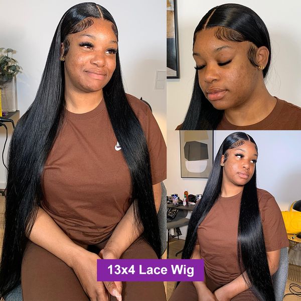 straight 13x6 transparent 13x4 lace front human hair wigs brazilian remy 180% 30 40 inch 360 lace frontal wig for black women, Black;brown
straight 13x6 transparent 13x4 lace front human hair wigs brazilian remy 180% 30 40 inch 360 lace frontal wig for black women, Black;brown