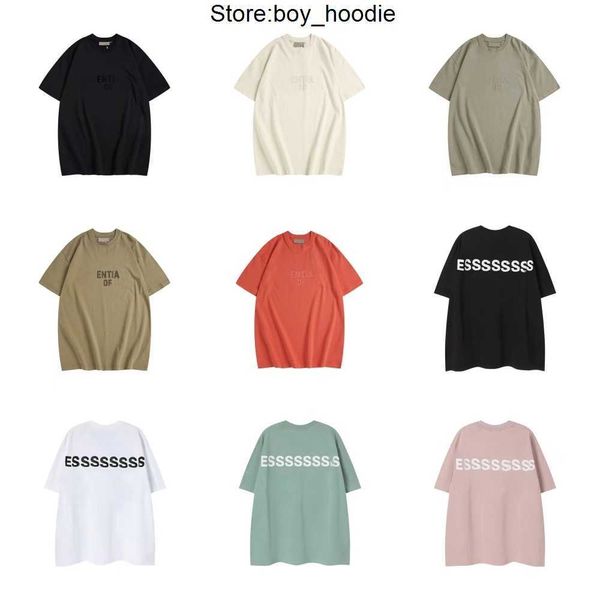 2023 ess designer mens t-shirts womens tees short summer fashion casual with letter superior quality essentiel 3to3, White;black
2023 ess designer mens t-shirts womens tees short summer fashion casual with letter superior quality essentiel 3to3, White;black