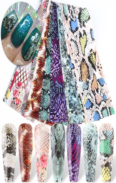 10pcs snake serpentine nail foils adhesive sticker cool wild animal leopard pattern design paper holographic nails sliders manicur1713640, Black
10pcs snake serpentine nail foils adhesive sticker cool wild animal leopard pattern design paper holographic nails sliders manicur1713640, Black