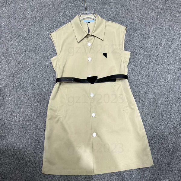 loose fit sleeveless designers dress 23ss casual women waist retraction design fashion customized small label triangle plate decoration wome, Black;gray
loose fit sleeveless designers dress 23ss casual women waist retraction design fashion customized small label triangle plate decoration wome, Black;gray