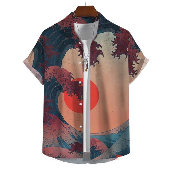 short summer men's sleeve all over print lighthouse vacation custom men's shirt high street casual style b, White;black
short summer men's sleeve all over print lighthouse vacation custom men's shirt high street casual style b, White;black