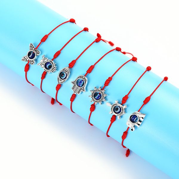 turkish evil eye bracelet hand woven tortoise palm eye demon lucky red rope bracelet for women men jewelry, Golden;silver
turkish evil eye bracelet hand woven tortoise palm eye demon lucky red rope bracelet for women men jewelry, Golden;silver
