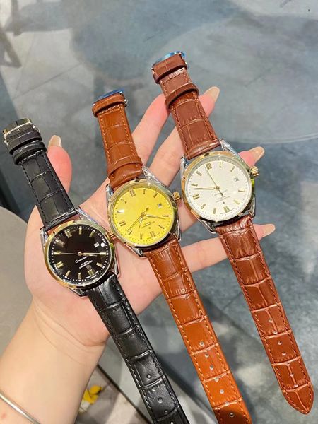 high-quality men's watches business leisure sports style mechanical automatic steel band white dial 42mm watch men's clock design, Slivery;brown
high-quality men's watches business leisure sports style mechanical automatic steel band white dial 42mm watch men's clock design, Slivery;brown
