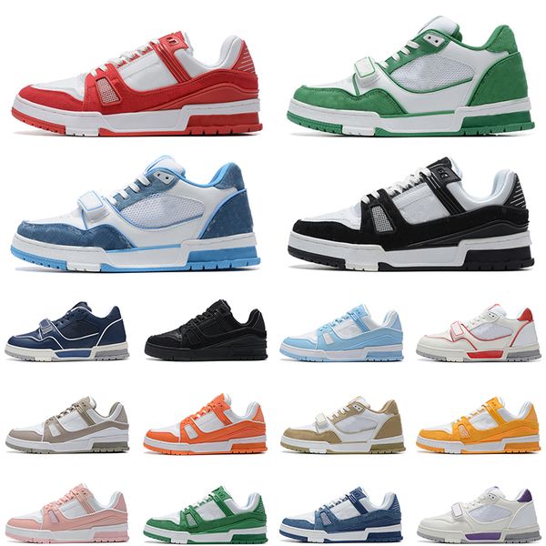 luxury designer shoes logo embossed mens trainers platform strap skate sneakers triple white black green low casual shoe womens fashion snea, White;red
luxury designer shoes logo embossed mens trainers platform strap skate sneakers triple white black green low casual shoe womens fashion snea, White;red