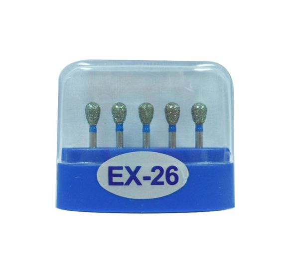 1 pack5pcs ex26 dental diamond burs medium fg 16m for dental high speed handpiece many models available4087085
1 pack5pcs ex26 dental diamond burs medium fg 16m for dental high speed handpiece many models available4087085