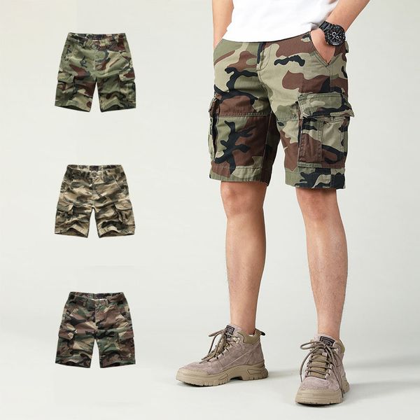 godlikeu men's cargo shorts casual camouflage outdoor fashion summer loose short pant, White;black
godlikeu men's cargo shorts casual camouflage outdoor fashion summer loose short pant, White;black