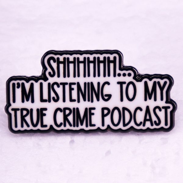 listening to my true crime brooch cute anime movies games hard enamel pins collect metal cartoon brooch backpack hat bag collar lapel badges, Blue
listening to my true crime brooch cute anime movies games hard enamel pins collect metal cartoon brooch backpack hat bag collar lapel badges, Blue