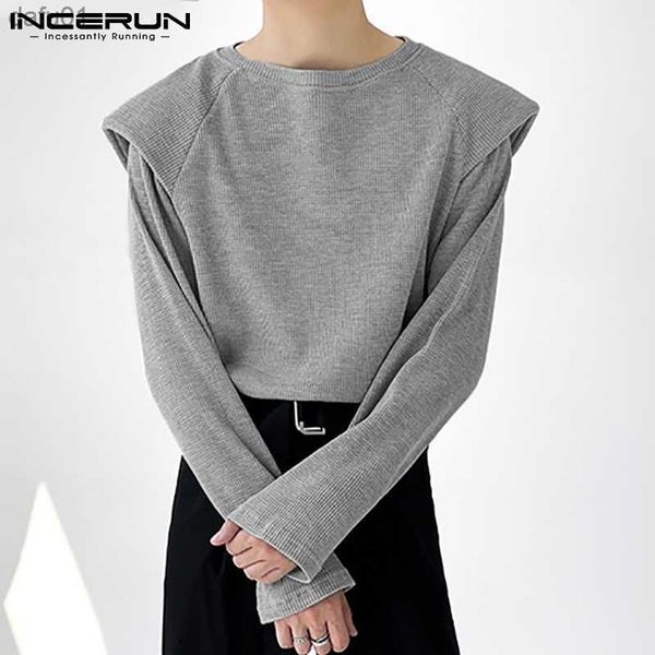 incerun fashion men casual t shirt 2023 solid color o-neck long sleeve streetwear men clothing loose irregular tee s-5xl l230520, White;black
incerun fashion men casual t shirt 2023 solid color o-neck long sleeve streetwear men clothing loose irregular tee s-5xl l230520, White;black