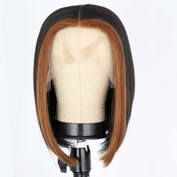 woman short straight bob lace wigs for black women with baby hair heat resistant fiber synthetic wig 13x4x1 middle t part lace wigs 230524, Black;brown
woman short straight bob lace wigs for black women with baby hair heat resistant fiber synthetic wig 13x4x1 middle t part lace wigs 230524, Black;brown