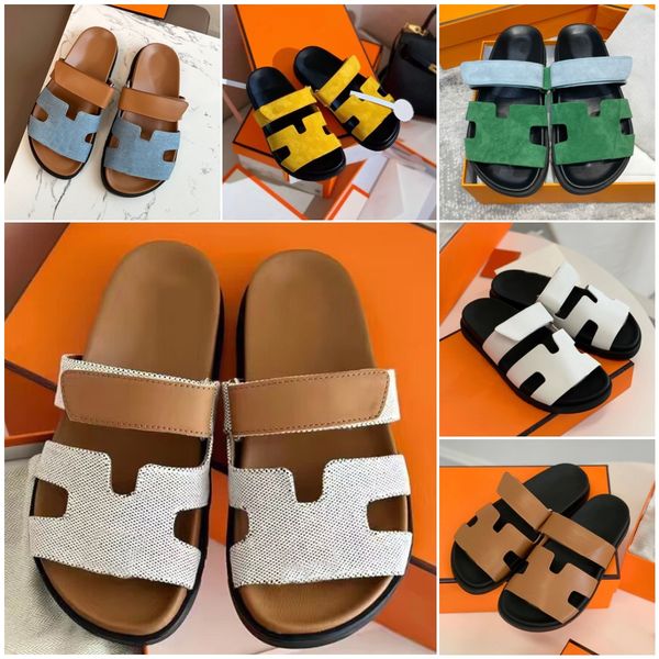 designer chypre slippers luxury flat sandals leather flip flops men women slides summer h beach slipper size 35-43, Black
designer chypre slippers luxury flat sandals leather flip flops men women slides summer h beach slipper size 35-43, Black