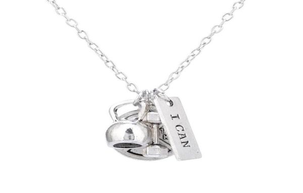 pretty dumbbell necklace barbell gym sport fitness weight necklaces beautifully jewelry sports belief power charm necklace8307698, Silver
pretty dumbbell necklace barbell gym sport fitness weight necklaces beautifully jewelry sports belief power charm necklace8307698, Silver