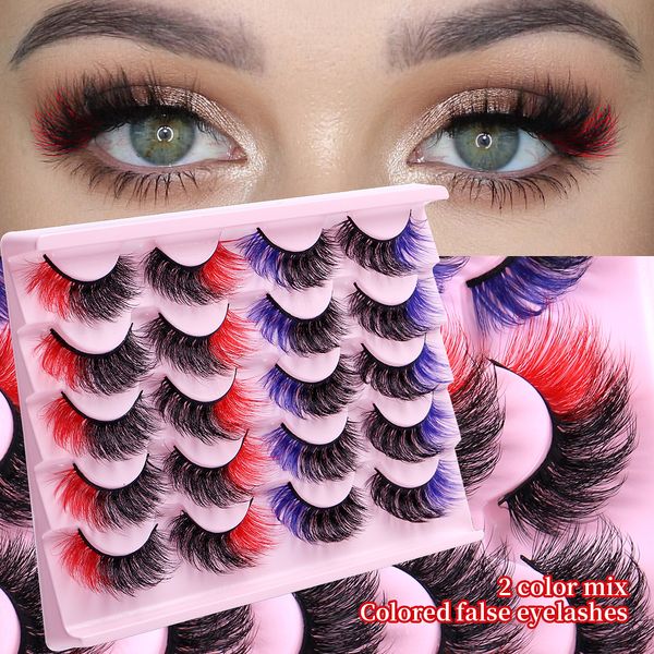 thick curled colored false eyelashes naturally soft & vivid handmade reusable multilayer 3d fake lashes colorful messy crisscross lash exten
thick curled colored false eyelashes naturally soft & vivid handmade reusable multilayer 3d fake lashes colorful messy crisscross lash exten