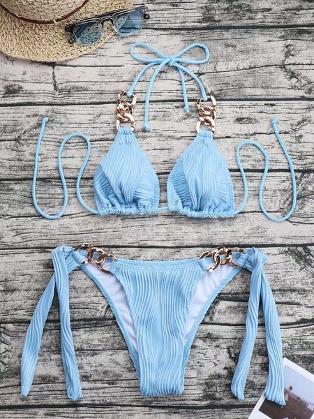 2023 new designer bikini fashion women's split swimwear with chest cushion swimwear, White;black 
2023 new designer bikini fashion women's split swimwear with chest cushion swimwear, White;black