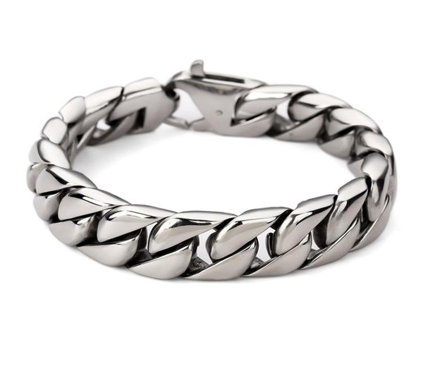 new arrival men bracelet link chain stainless steel bracelets ultrawide cool heavy curb mens boys chains bicycle wristband4411334, Black
new arrival men bracelet link chain stainless steel bracelets ultrawide cool heavy curb mens boys chains bicycle wristband4411334, Black