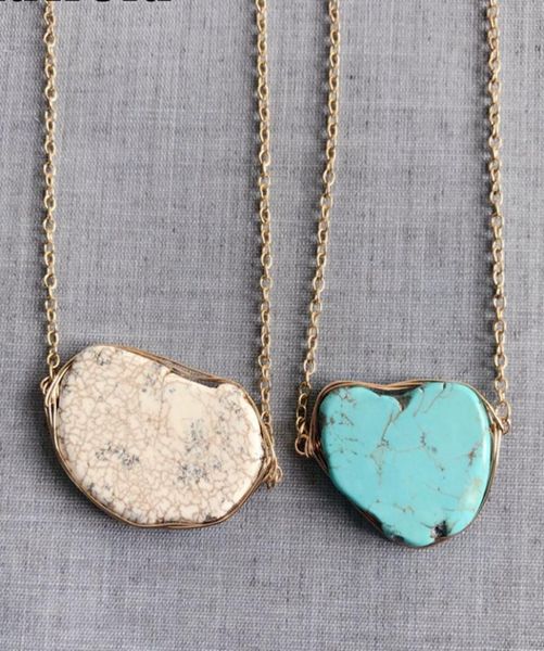 new turquoise stone handmade choker pendant necklace 2018 fashion natural stone punk styles necklace4863488, Silver
new turquoise stone handmade choker pendant necklace 2018 fashion natural stone punk styles necklace4863488, Silver