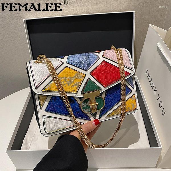 shoulder bags women geometric serpentine bag brand fashion snake pattern pu leather luxury flap chain metal lock handbags
shoulder bags women geometric serpentine bag brand fashion snake pattern pu leather luxury flap chain metal lock handbags
