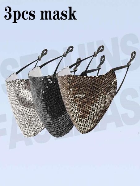 sequin mask mouth cover face rainbow pattern facial fashion cool mask 3pcs masks with 30 filters for adult9575079, Silver
sequin mask mouth cover face rainbow pattern facial fashion cool mask 3pcs masks with 30 filters for adult9575079, Silver