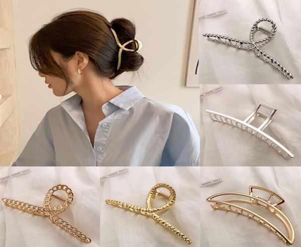 simple metal hollow out geometric hair claw ladies elegant hair accessories cross crab bath clip for women fashion girl headwear6661558
simple metal hollow out geometric hair claw ladies elegant hair accessories cross crab bath clip for women fashion girl headwear6661558