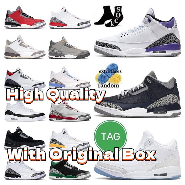 with box men basketball shoes 3s jumpman 3 cardinal red pine green racer blue cool grey hall of fame court purple laser orange mens trainers
with box men basketball shoes 3s jumpman 3 cardinal red pine green racer blue cool grey hall of fame court purple laser orange mens trainers