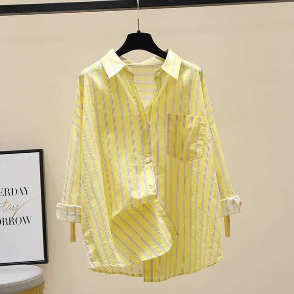 polos women shirts vertical stripe cotton shirt for women 2021 new loose versatile casual korean version shirt with long sleeves, White
polos women shirts vertical stripe cotton shirt for women 2021 new loose versatile casual korean version shirt with long sleeves, White