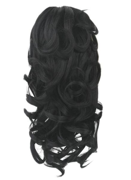 011 synthetic ponytail long straight hair 16quot22quot clip ponytail hair extension blonde brown ombre hair tail with drawstr5910899, Black
011 synthetic ponytail long straight hair 16quot22quot clip ponytail hair extension blonde brown ombre hair tail with drawstr5910899, Black