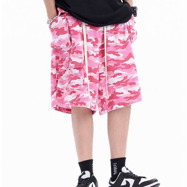 cargo shorts men's vintage pocket embroidery streetwear casual shorts camouflage pants, Black
cargo shorts men's vintage pocket embroidery streetwear casual shorts camouflage pants, Black