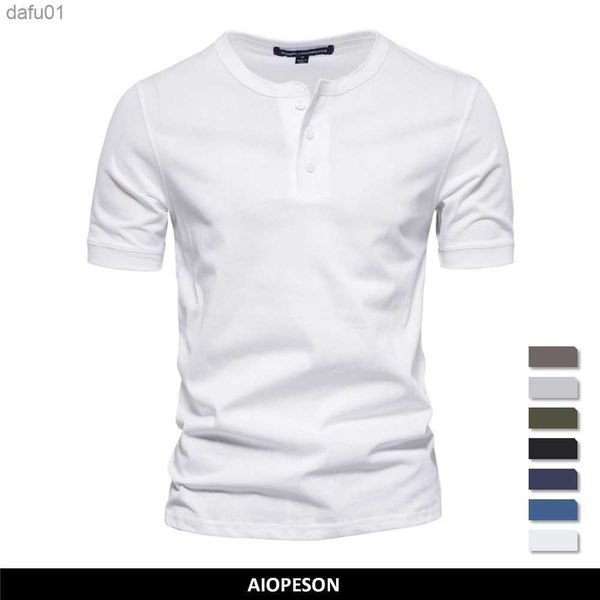 aiopeson 100% cotton henley collar t shirt men casual summer short sleeve mens t shirts fashion basic t-shirt male l230520, White;black
aiopeson 100% cotton henley collar t shirt men casual summer short sleeve mens t shirts fashion basic t-shirt male l230520, White;black