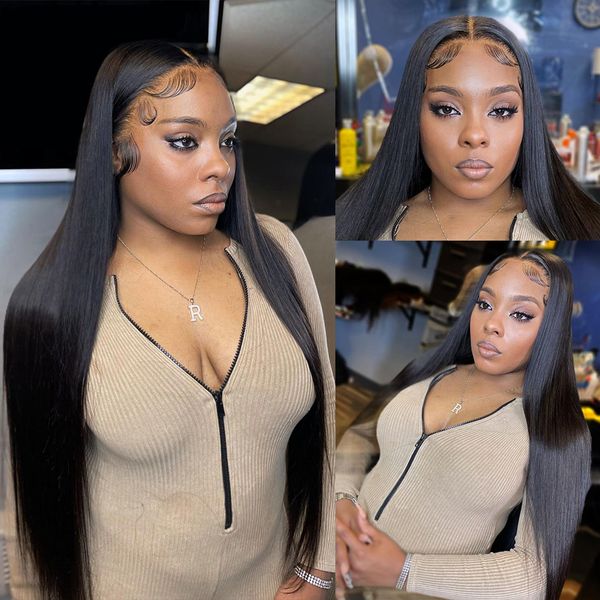 360 full lace wig human hair pre plucked brazilian wigs for women 13x6 13x4 hd transparent lace frontal straight lace front wigs, Black;brown
360 full lace wig human hair pre plucked brazilian wigs for women 13x6 13x4 hd transparent lace frontal straight lace front wigs, Black;brown