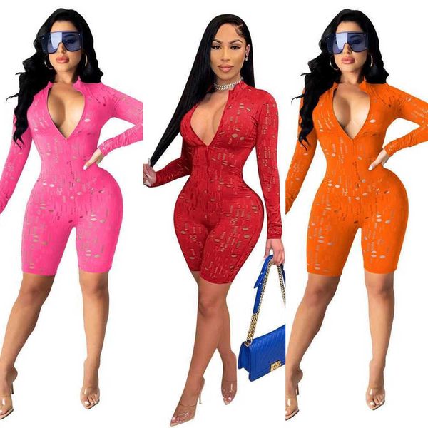 summer zipper jumpsuits womens burnt flower hole onesies designer overalls v-neck rompers bodycon shorts, Black;white
summer zipper jumpsuits womens burnt flower hole onesies designer overalls v-neck rompers bodycon shorts, Black;white