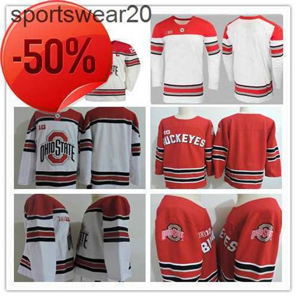 custom men's ohio state buckeyes hockey jerseys big ten stitched red white any number name 3 sasha larocque 26 mason jobst 7 wyatt ege, Black;red
custom men's ohio state buckeyes hockey jerseys big ten stitched red white any number name 3 sasha larocque 26 mason jobst 7 wyatt ege, Black;red