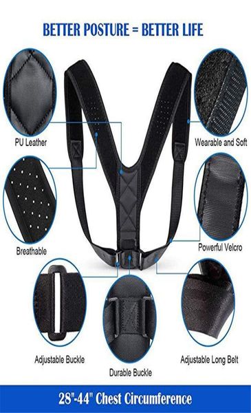 posture corrector clavicle spine back shoulder lumbar brace support belt posture correction prevents slouching dhl 5726558, Black;blue
posture corrector clavicle spine back shoulder lumbar brace support belt posture correction prevents slouching dhl 5726558, Black;blue
