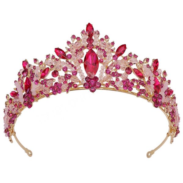 handmade elegant luxury princess crystal beads tiara crown fashion tiara wedding hair dress accessories jewelry, White;golden
handmade elegant luxury princess crystal beads tiara crown fashion tiara wedding hair dress accessories jewelry, White;golden