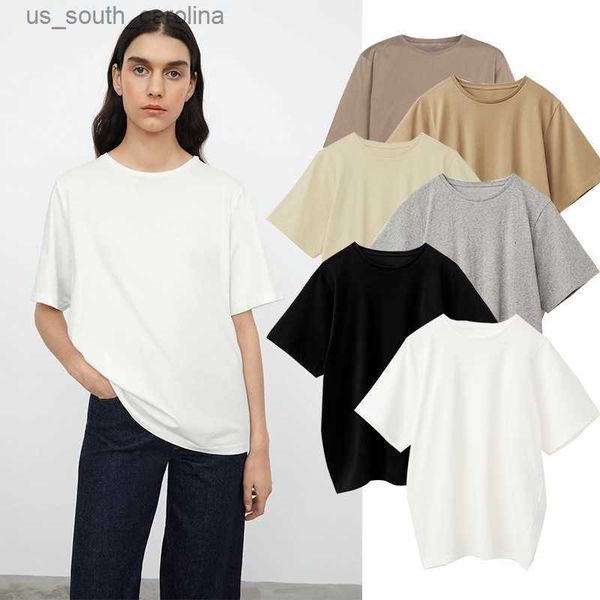 women cotton o-neck loose t shirt ladies short sleeve simple all-match tee female t-shirts 2021 new l230522, White
women cotton o-neck loose t shirt ladies short sleeve simple all-match tee female t-shirts 2021 new l230522, White