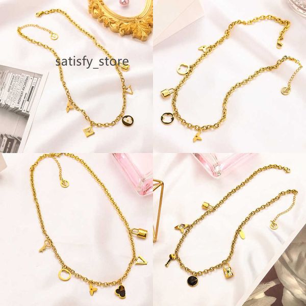 2022 fashionable 18k gold plated stainless steel necklaces choker flower letter pendant statement fashion womens necklace wedding jewelry ac, Silver
2022 fashionable 18k gold plated stainless steel necklaces choker flower letter pendant statement fashion womens necklace wedding jewelry ac, Silver