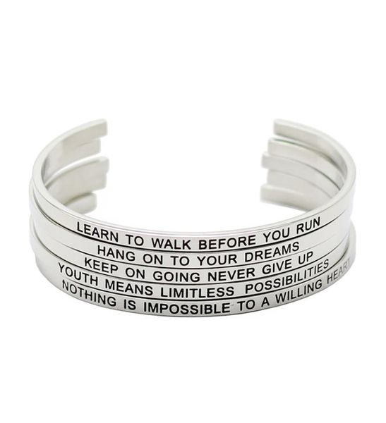 panpan jewelry 316l stainless steel engraved positive inspirational quote cuff mantra bracelet bangle for women men9943951, Black
panpan jewelry 316l stainless steel engraved positive inspirational quote cuff mantra bracelet bangle for women men9943951, Black