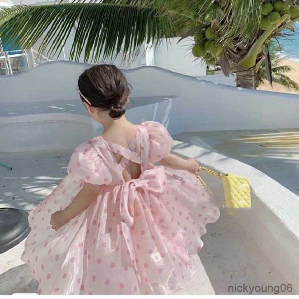 girl's dresses new girls summer princess dress outer wear children clothing dot sleeve bow evening vestidos baby kids clothes r230607, Red;yellow
girl's dresses new girls summer princess dress outer wear children clothing dot sleeve bow evening vestidos baby kids clothes r230607, Red;yellow