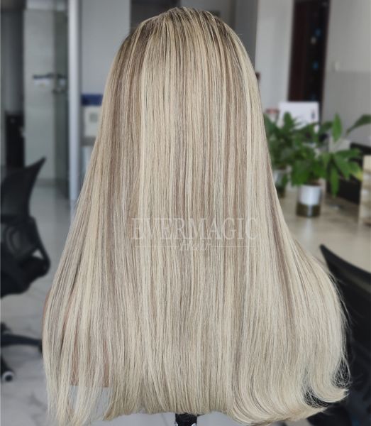 evermagic none layerd lace front human hair wigs balayage highlight platinum blonde super natural hair line, Black;brown
evermagic none layerd lace front human hair wigs balayage highlight platinum blonde super natural hair line, Black;brown