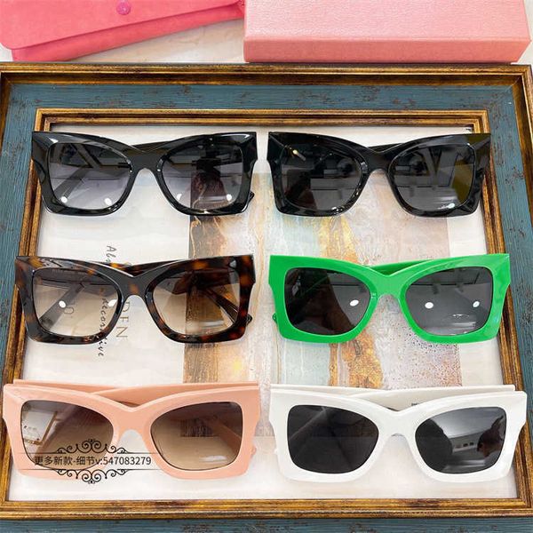 miao jiafeng ins same cat eye women's big face fashionable plate sunglasses smu08ws, White;black
miao jiafeng ins same cat eye women's big face fashionable plate sunglasses smu08ws, White;black