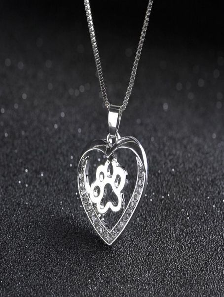 whole fashion dog paw print heart pendant necklace for women spring style animal lover necklaces jewelry accessory1910150, Silver
whole fashion dog paw print heart pendant necklace for women spring style animal lover necklaces jewelry accessory1910150, Silver