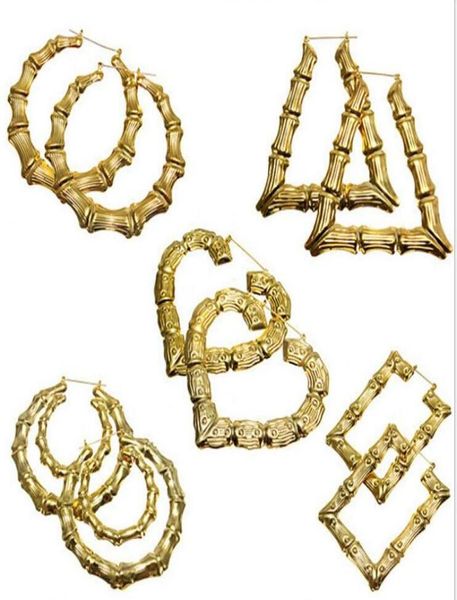fashion jewelry multiple shapes ethnic large vintage gold plated bamboo hoop earrings for women choice 15414309512, Golden;silver
fashion jewelry multiple shapes ethnic large vintage gold plated bamboo hoop earrings for women choice 15414309512, Golden;silver